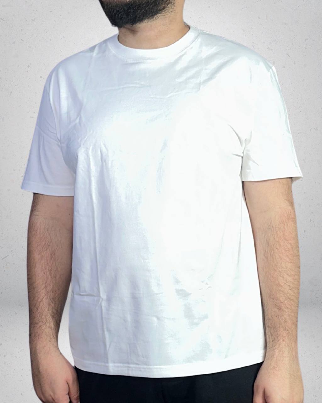 Polera Oversize Grey Blanks — Algodón Peinado