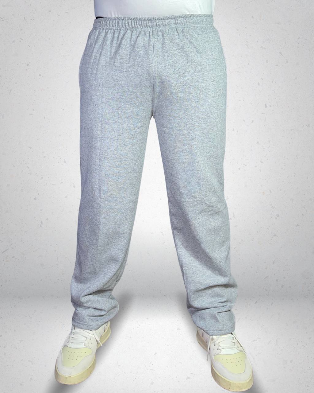 Buzo Recto Grey Blanks — Crewneck Algodón