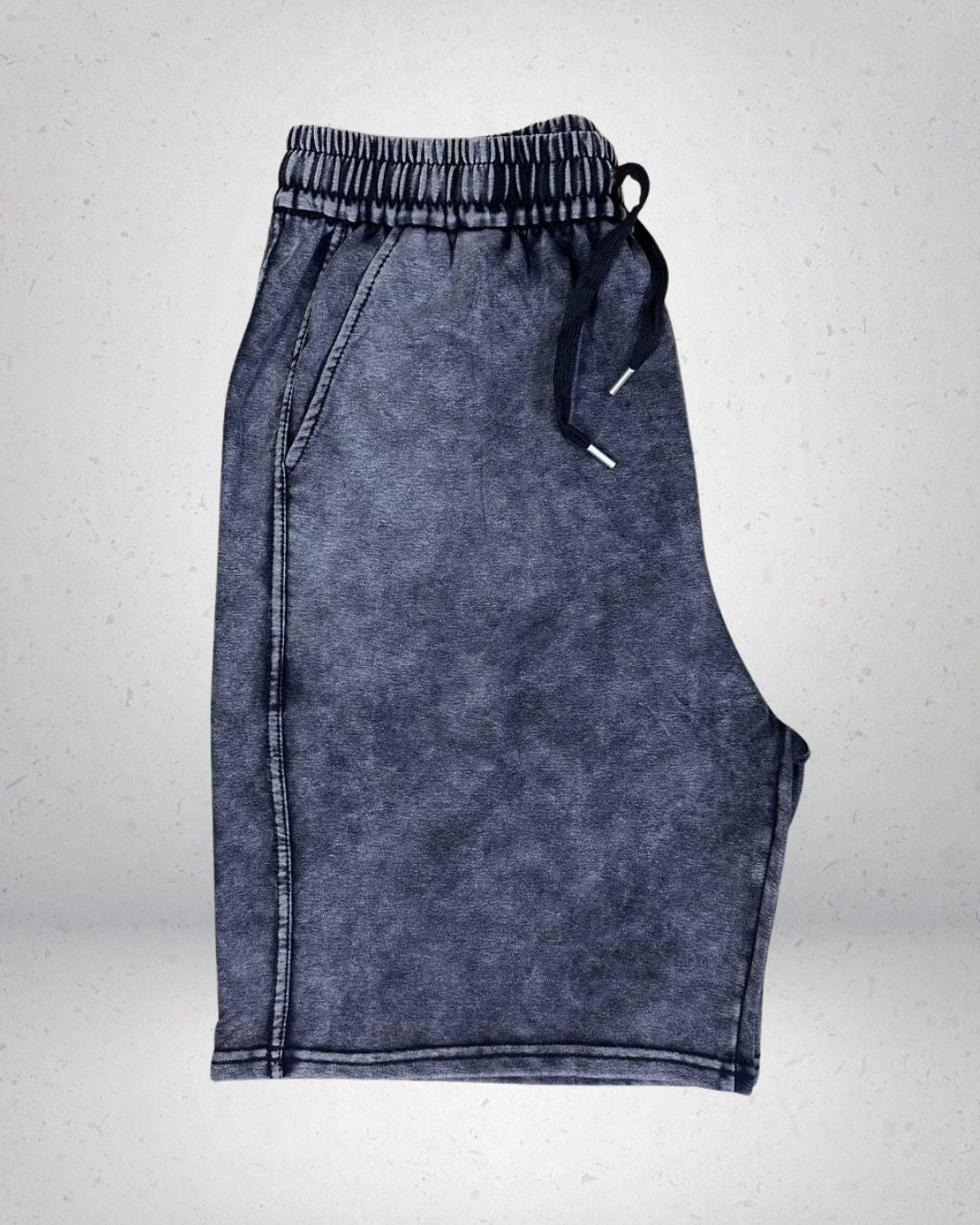 SHORT ACIDWASH NEGRO