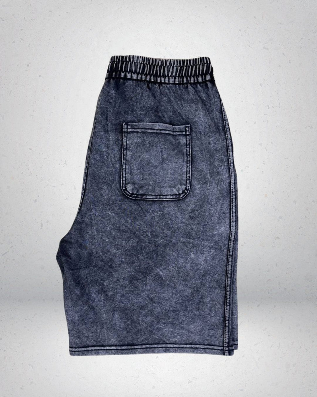 SHORT ACIDWASH NEGRO