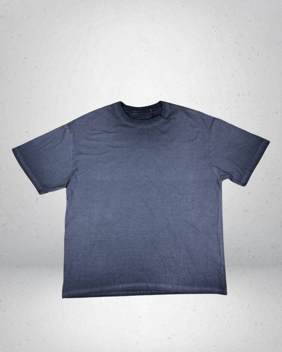POLERA BOXY FIT ACIDWASH FOCALIZADO AZUL