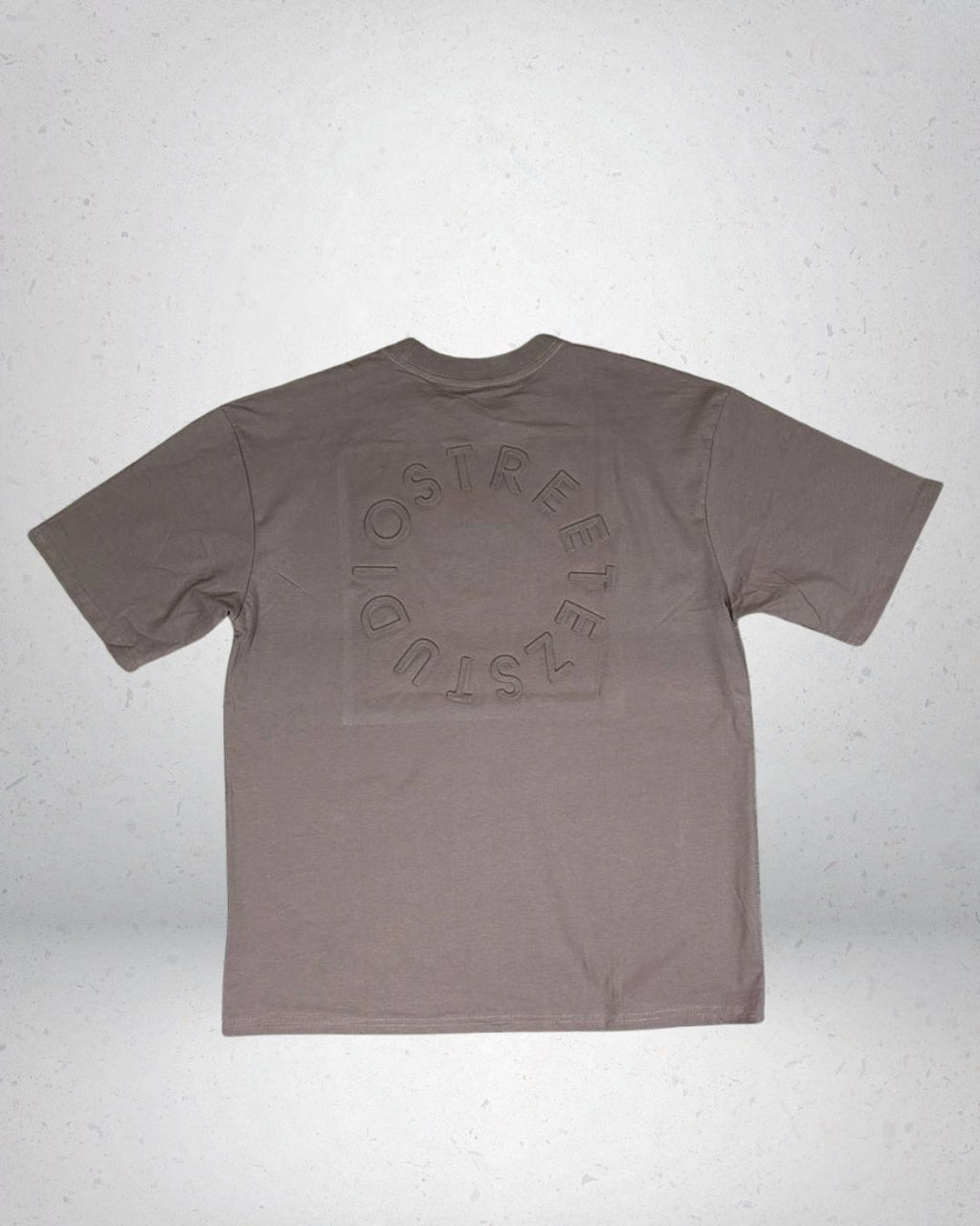 POLERA OVERSIZE ALTO RELIEVE MARRON