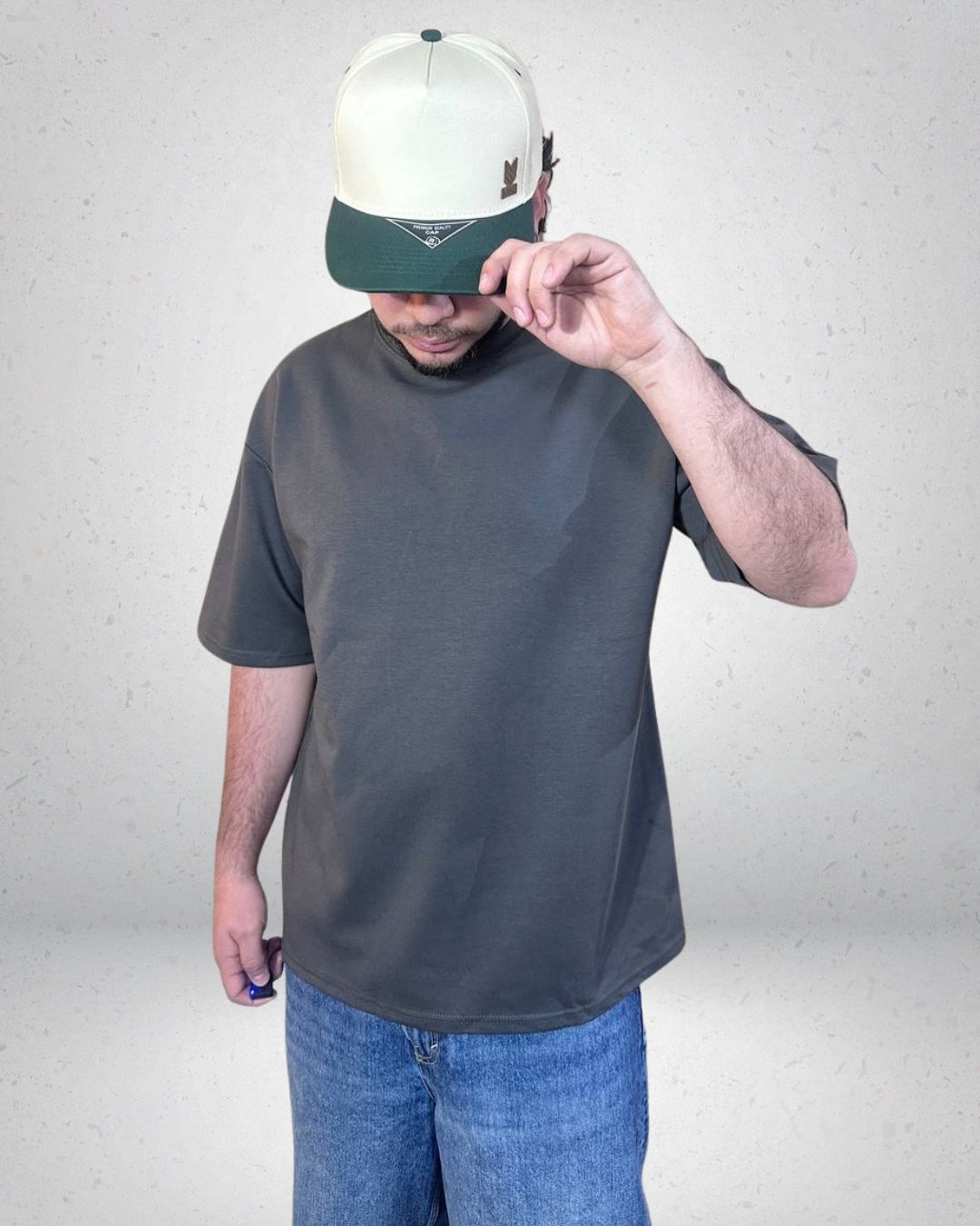 POLERA OVERSIZE ALTO GRAMAJE GRIS