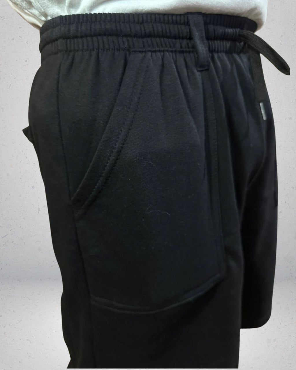 SHORT BAGGY DE ALGODON NEGRO